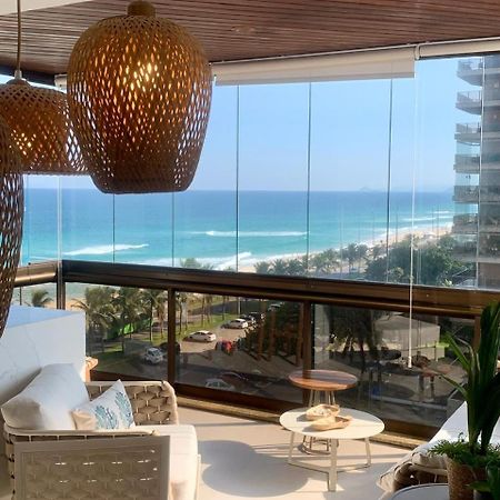 Lindo Apto No Melhor Lugar Da Barra Da Tijuca! Com Uma Vista De Tirar O Folego, Frente Para O Mar! Totalmente Equipado E Decorado Ao Lado Dos Melhores Hoteis E Quiosques Da Barra! Portaria 24H, Piscina, Sauna, Jacuzzi, Academia, Garagem, Wi-Fi, Lavan Rio de Janeiro Eksteriør bilde