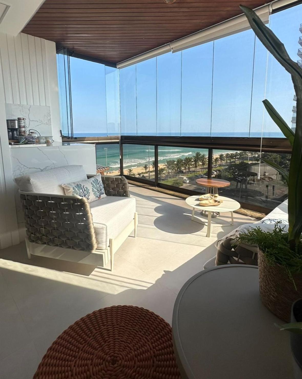 Lindo Apto No Melhor Lugar Da Barra Da Tijuca! Com Uma Vista De Tirar O Folego, Frente Para O Mar! Totalmente Equipado E Decorado Ao Lado Dos Melhores Hoteis E Quiosques Da Barra! Portaria 24H, Piscina, Sauna, Jacuzzi, Academia, Garagem, Wi-Fi, Lavan Rio de Janeiro Eksteriør bilde