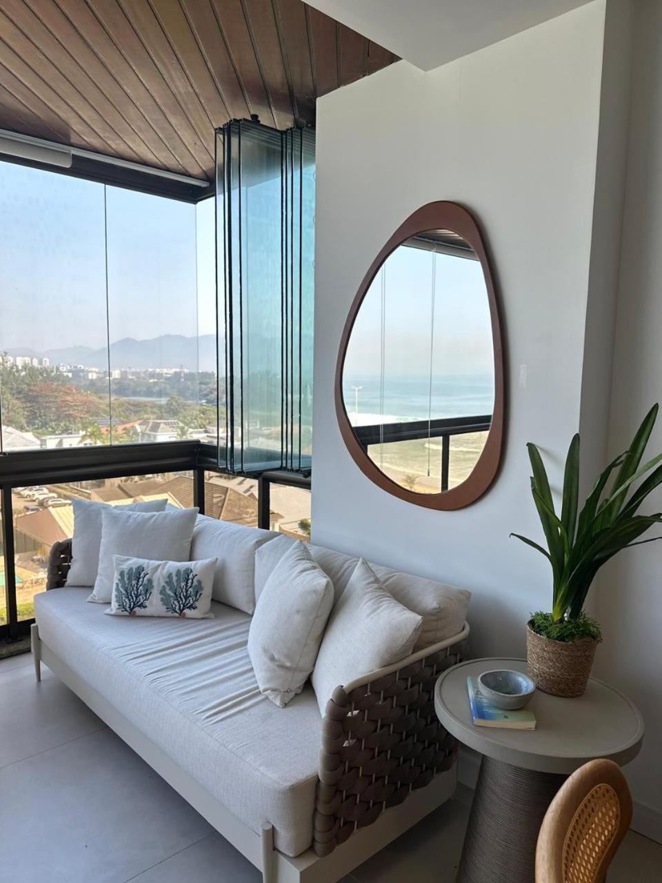 Lindo Apto No Melhor Lugar Da Barra Da Tijuca! Com Uma Vista De Tirar O Folego, Frente Para O Mar! Totalmente Equipado E Decorado Ao Lado Dos Melhores Hoteis E Quiosques Da Barra! Portaria 24H, Piscina, Sauna, Jacuzzi, Academia, Garagem, Wi-Fi, Lavan Rio de Janeiro Eksteriør bilde