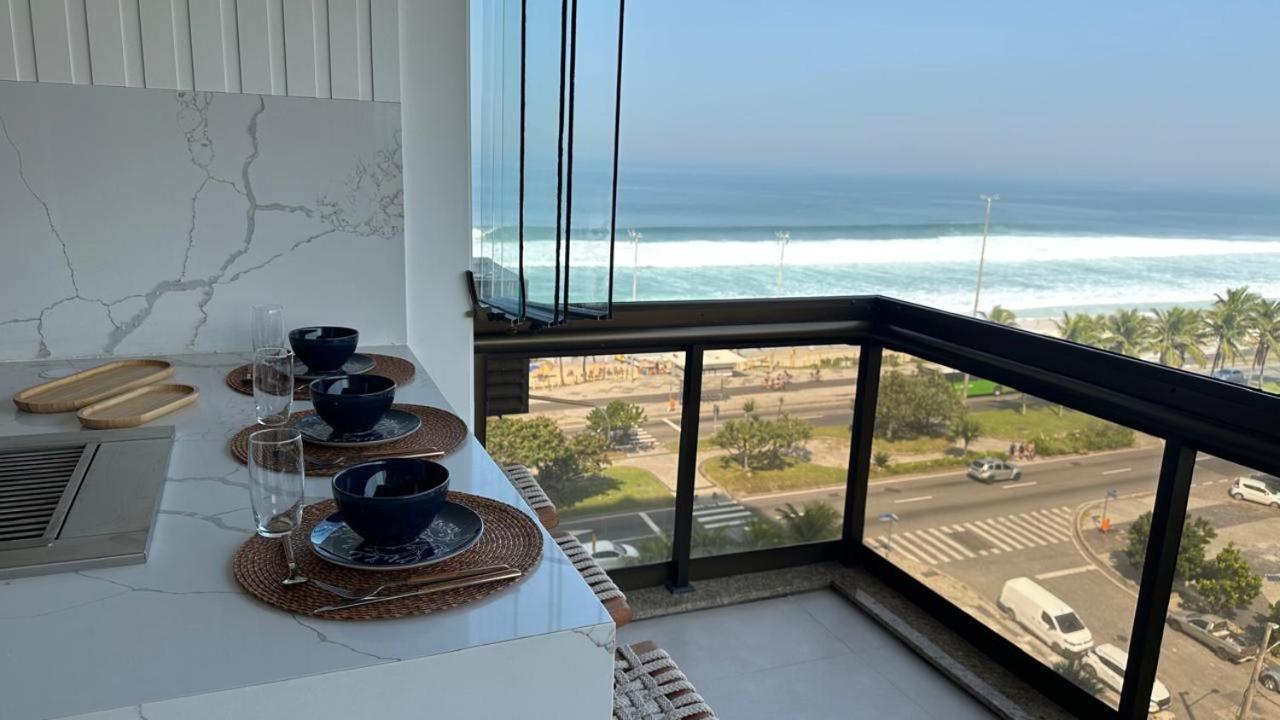 Lindo Apto No Melhor Lugar Da Barra Da Tijuca! Com Uma Vista De Tirar O Folego, Frente Para O Mar! Totalmente Equipado E Decorado Ao Lado Dos Melhores Hoteis E Quiosques Da Barra! Portaria 24H, Piscina, Sauna, Jacuzzi, Academia, Garagem, Wi-Fi, Lavan Rio de Janeiro Eksteriør bilde